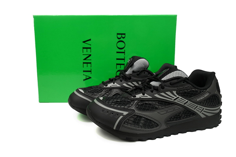 【CA1MB】黑色 葆蝶家跑鞋 Bottega Veneta Orbit低帮休闲跑鞋Black
