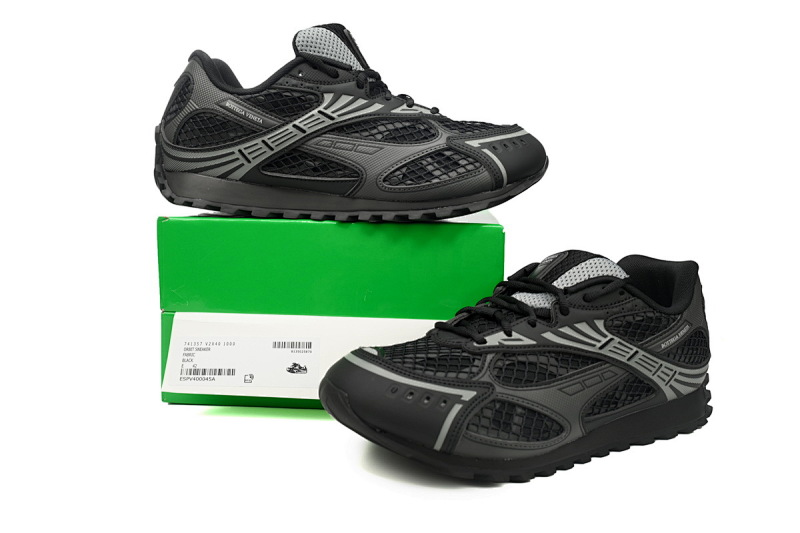 【CA1MB】黑色 葆蝶家跑鞋 Bottega Veneta Orbit低帮休闲跑鞋Black