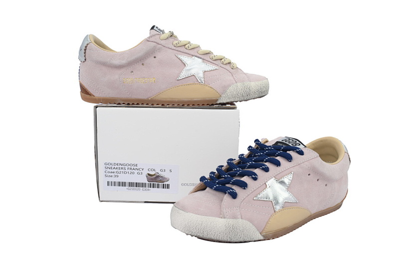 【CA0HZ】25杏粉 GGDB 时尚休闲小脏鞋 Golden Goose True Star 'Apricot Pink'
