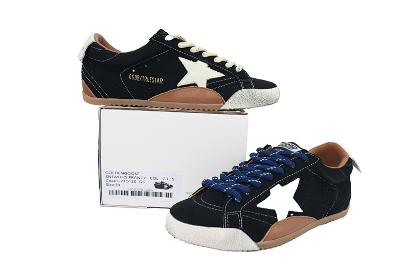【CA0HZ】25黑色 GGDB 时尚休闲小脏鞋 Golden Goose True Star 'Black'