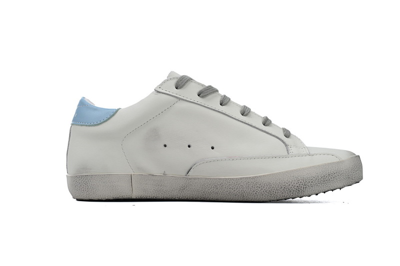 【CA0ET】天空蓝尾 GGDB 时尚休闲小脏鞋 Golden Goose Super Star 'Blue Heel'