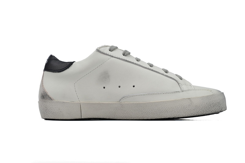 【CA0ET】黑皮尾 GGDB 时尚休闲小脏鞋 Golden Goose Super Star 'Black Heel'