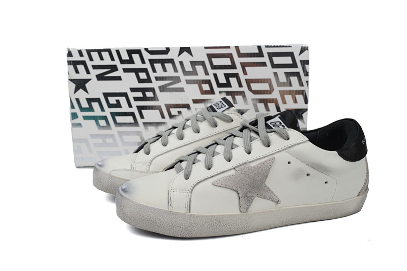 【CA0ET】黑皮尾 GGDB 时尚休闲小脏鞋 Golden Goose Super Star 'Black Heel'
