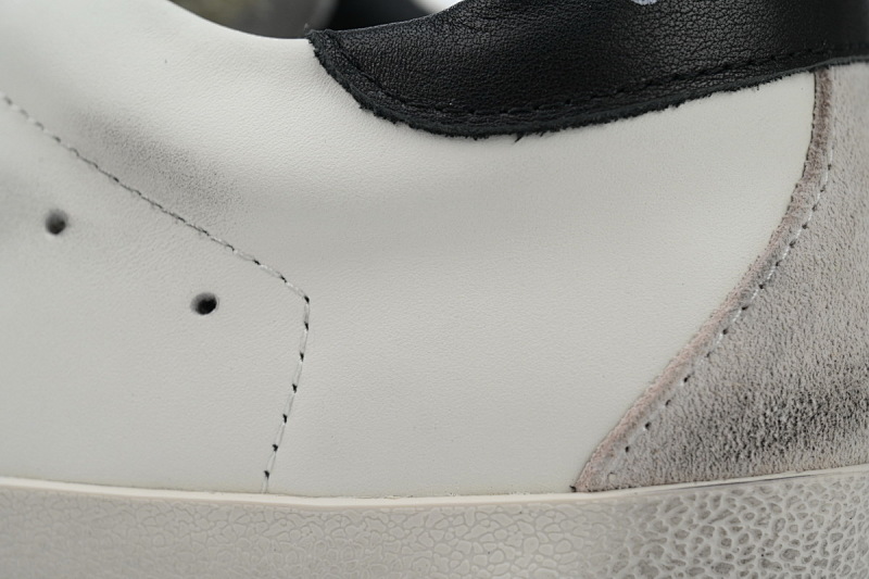 【CA0ET】黑皮尾 GGDB 时尚休闲小脏鞋 Golden Goose Super Star 'Black Heel'