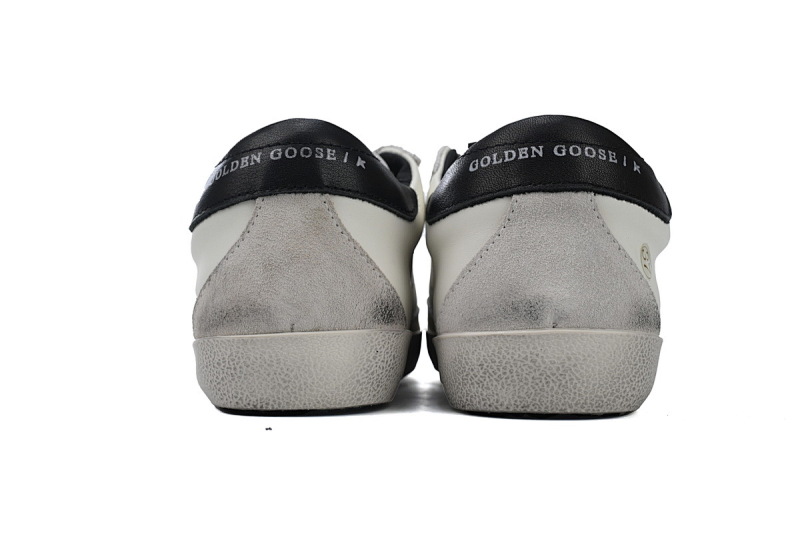【CA0ET】黑皮尾 GGDB 时尚休闲小脏鞋 Golden Goose Super Star 'Black Heel'