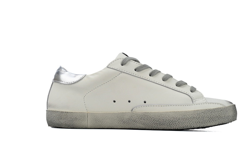 【CA0ET】银尾银星 GGDB 时尚休闲小脏鞋 Golden Goose Super Star 'Silver Heel Silver Star'