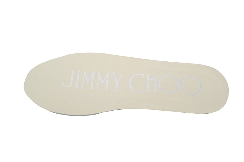 【CA7XP】男款白色 吉米周板鞋Jimmy Choo Palma Maxi White Canvas Platform Trainers PALMAMAXIFCYE