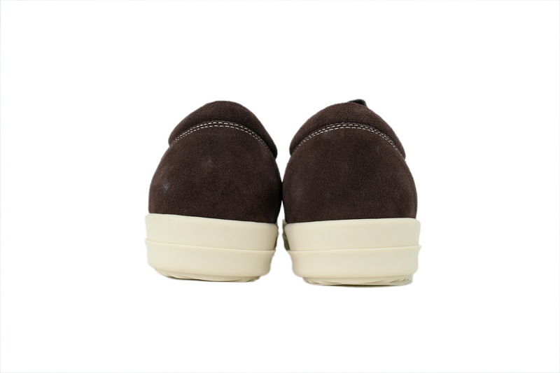 【DA7ET】小三角咖啡 里克•欧文斯低帮休闲鞋 Rick Owens Hollywood Vintage Low 'Mahogany Milk'