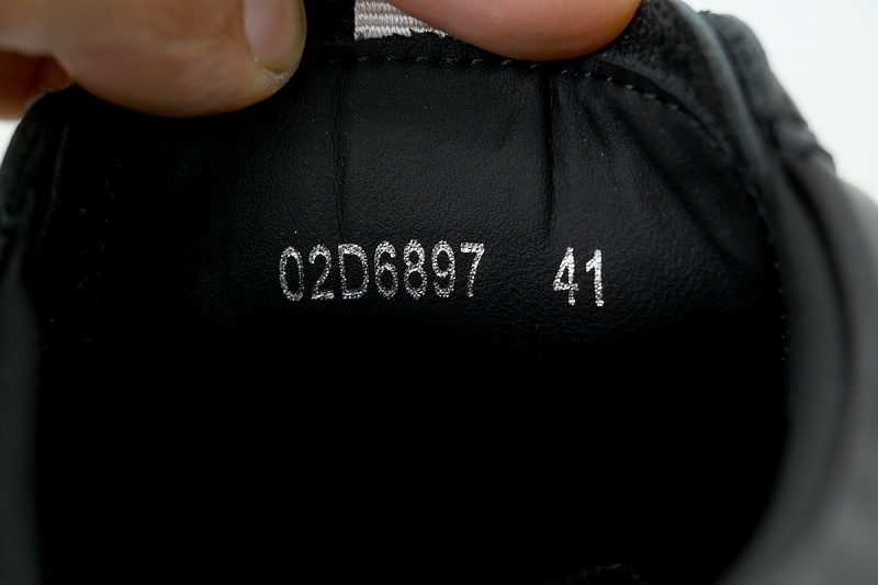 【DA7ET】黑色 里克•欧文斯低帮休闲鞋 Rick Owens Leather Low Top 'Black Fashion'