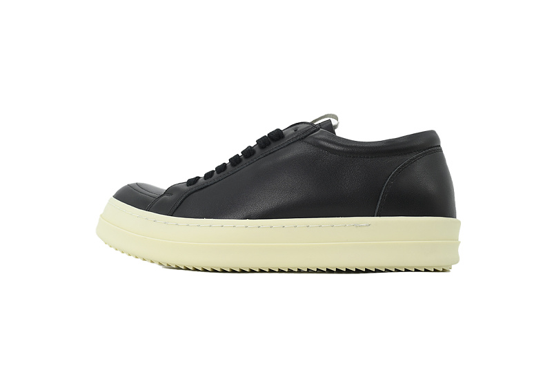 yupoo_310825_6988dd39.jpg 【DA7ET】黑色 里克•欧文斯低帮休闲鞋 Rick Owens Leather Low Top 'Black Fashion'