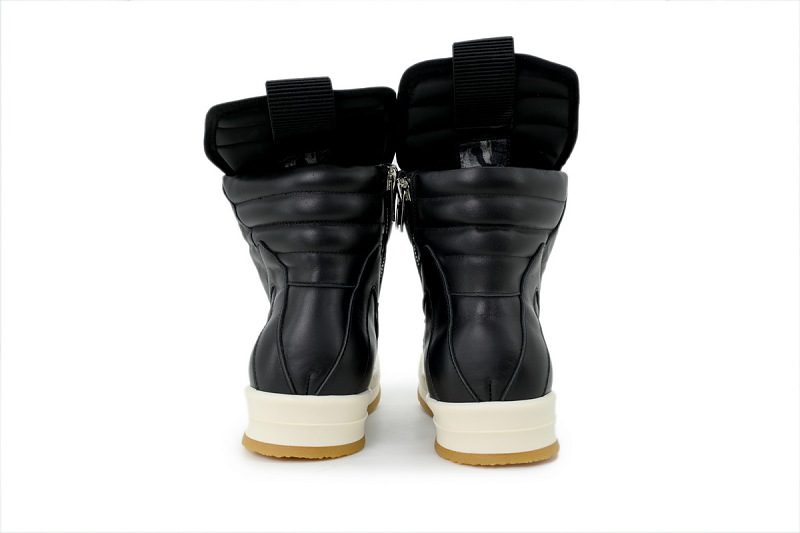 【EA9ET】倒三角生胶底黑 里克•欧文斯高帮休闲鞋 Rick Owens Concordians Creep Geobasket 'Black Milk'