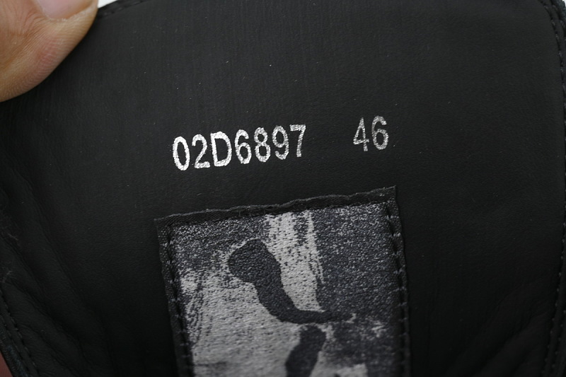 【EA5ET】高厚底粗鞋带 里克•欧文斯高帮休闲鞋 Rick Owens Mega Bumper Sneaker 'Black'