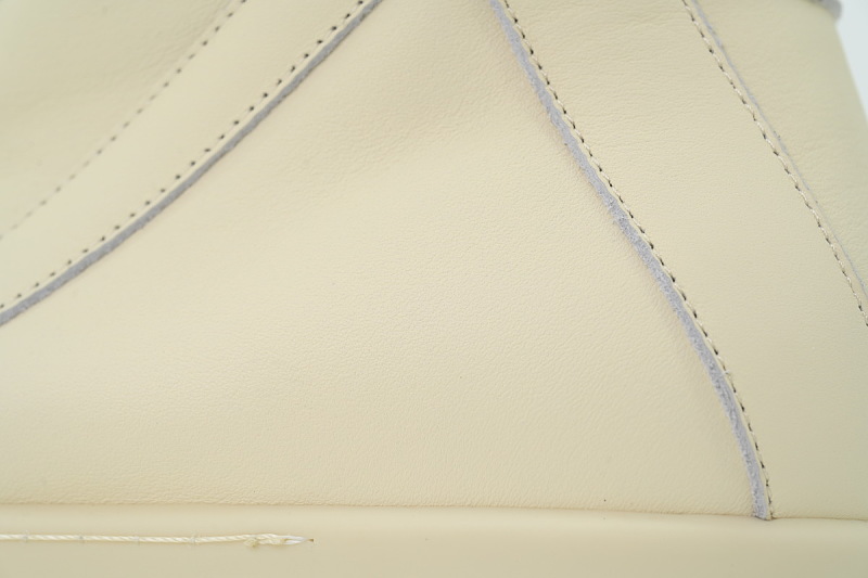 【EA5ET】倒三角全白 里克•欧文斯高帮休闲鞋 Rick Owens Wmns Strobe Geobasket 'Milk'