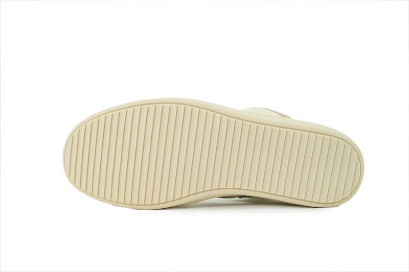【EA5ET】倒三角全白 里克•欧文斯高帮休闲鞋 Rick Owens Wmns Strobe Geobasket 'Milk'