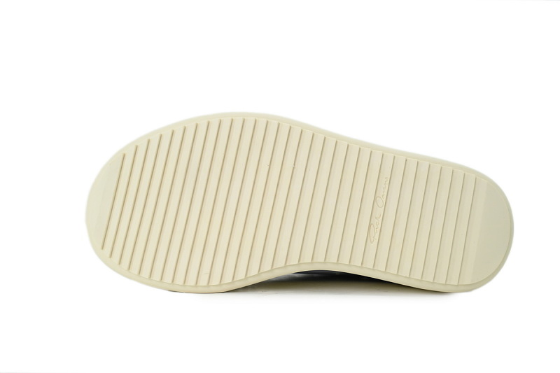 【EA5ET】西瓜头厚底黑 里克•欧文斯低帮厚底休闲鞋 Rick Owens Wmns DRKSHDW Double Bumper Low 'Black Milk'