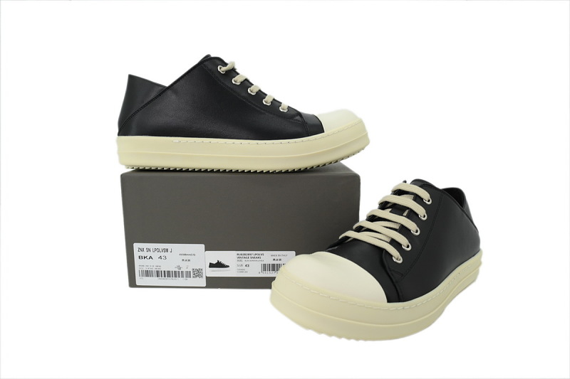 yupoo_311026_96b7f68e.jpg 【DA7ET】西瓜头踩跟 里克•欧文斯低帮休闲鞋 Rick Owens Lpolvs Vintage Low 'Black Milk'