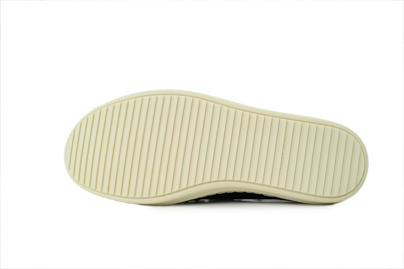 【EA5ET】黑色魔术贴 里克•欧文斯低帮休闲鞋 Rick Owens Extreme Low Sneaker 'Black'