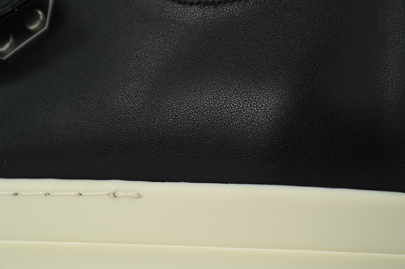 【EA5ET】黑色魔术贴 里克•欧文斯低帮休闲鞋 Rick Owens Extreme Low Sneaker 'Black'