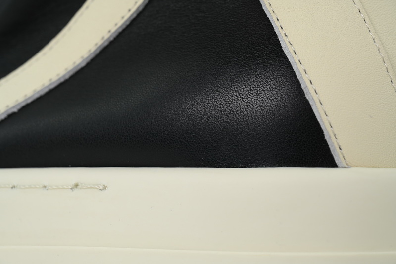 【EA5ET】倒三角厚底 里克•欧文斯高帮休闲鞋 Rick Owens Mega Bumper Sneaker 'Black Milk'