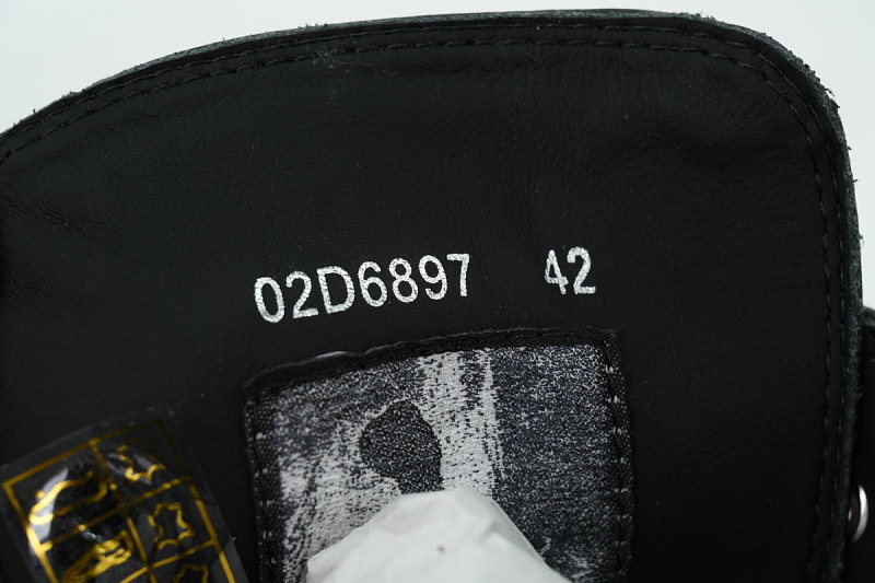 【EA5ET】高生胶底黑白 里克•欧文斯高帮休闲鞋 Rick Owens FW25 Concordians Creep Sneakers "Black/Milk/Milk"