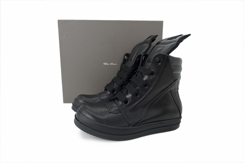 【EA5GZ】定制全黑 里克•欧文斯休闲鞋Rick Owens Black