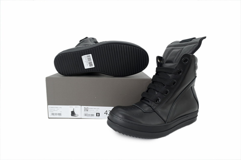 【EA5GZ】定制全黑 里克•欧文斯休闲鞋Rick Owens Black