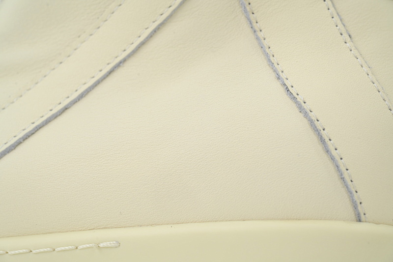 【EA1GZ】克罗心倒三角联名纯白 里克•欧文斯克罗心高帮休闲鞋Rick Owens Croix  Pure White