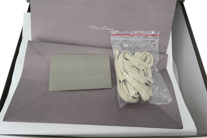 【EA1GZ】克罗心倒三角联名纯白 里克•欧文斯克罗心高帮休闲鞋Rick Owens Croix  Pure White