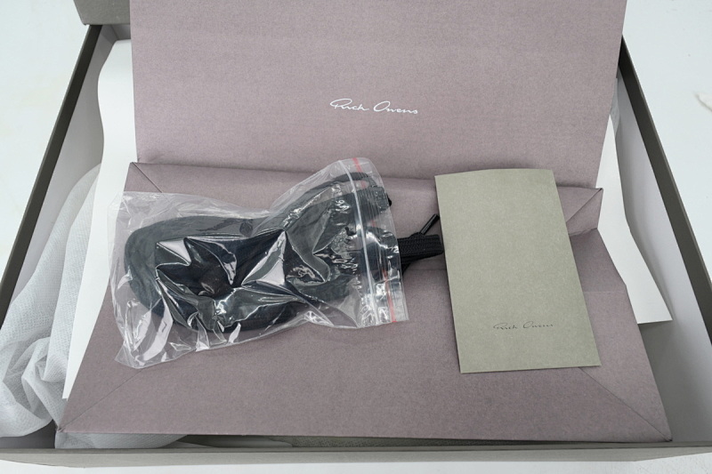 【EA1GZ】克罗心倒三角联名黑白 里克•欧文斯克罗心高帮休闲鞋Rick Owens Croix Black And White