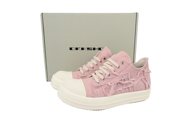 yupoo_311302_1efb3247.jpg 【DA7ET】破坏帆布粉 Rick Owens DRKSHDW 贴花 低帮系带时尚 低帮 板鞋 Destruction Of Canvas Powder