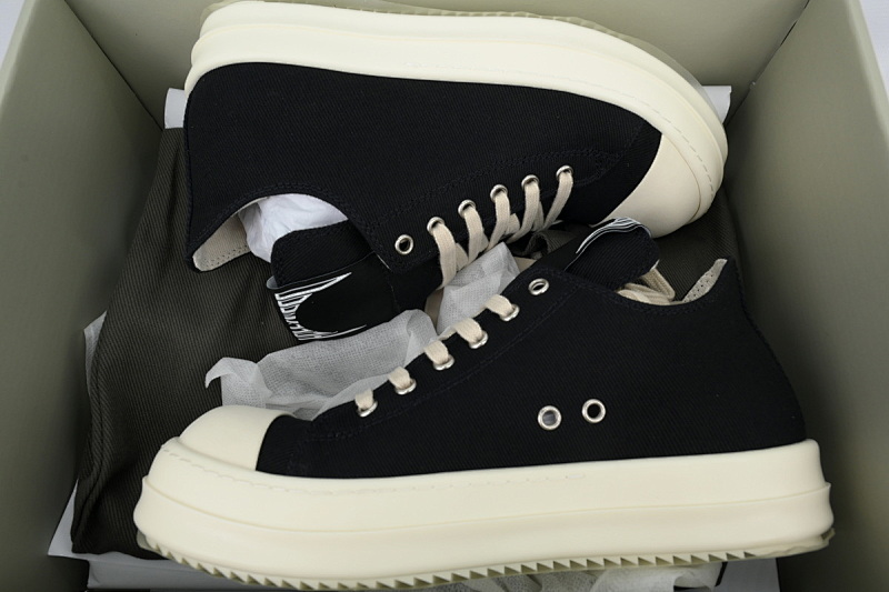 【DA7ET】好莱坞包帆布 Rick Owens DRKSHDW Hollywood 圆头系带 低帮 帆布鞋 Hollywood Canvas Bag
