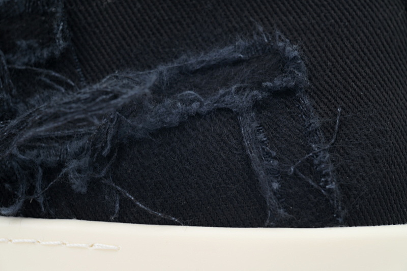 【DA7ET】破坏帆布面 Rick Owens DRKSHDW 贴花 低帮系带时尚 低帮 板鞋 Destruction Of Canvas Surface