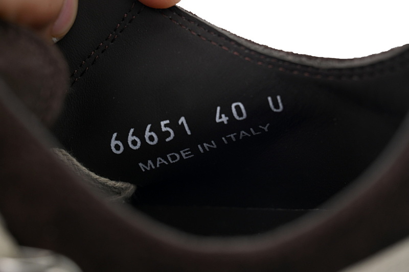 【EA5ET】疯狂绑黑 RICK OWENS/RO Megalace 圆头系带 低帮 板鞋 Crazy Binding Black