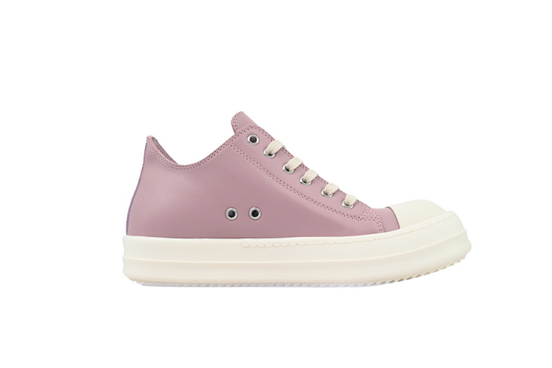 【DA0ET】西瓜头低粉 里克•欧文斯低帮休闲鞋 Rick Owens Watermelon Head Low Powder