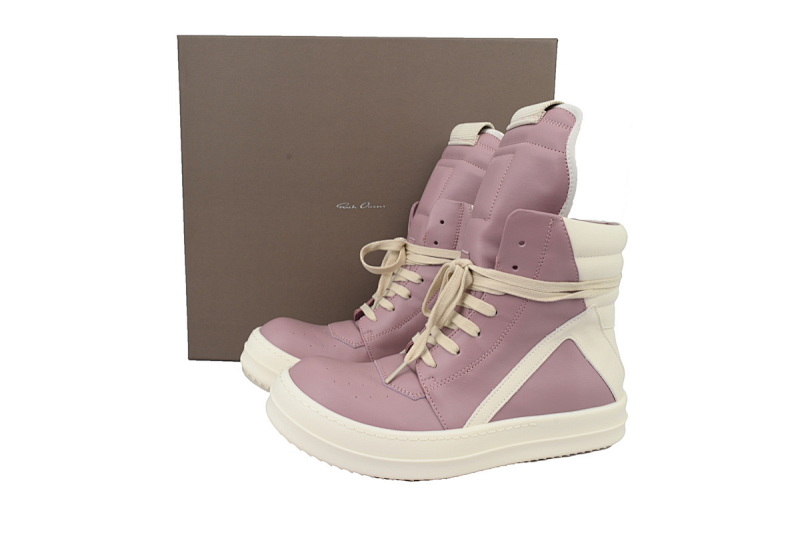 【EA5ET】倒三角粉色 里克•欧文斯低帮休闲鞋 Rick Owens But Triangular Pink