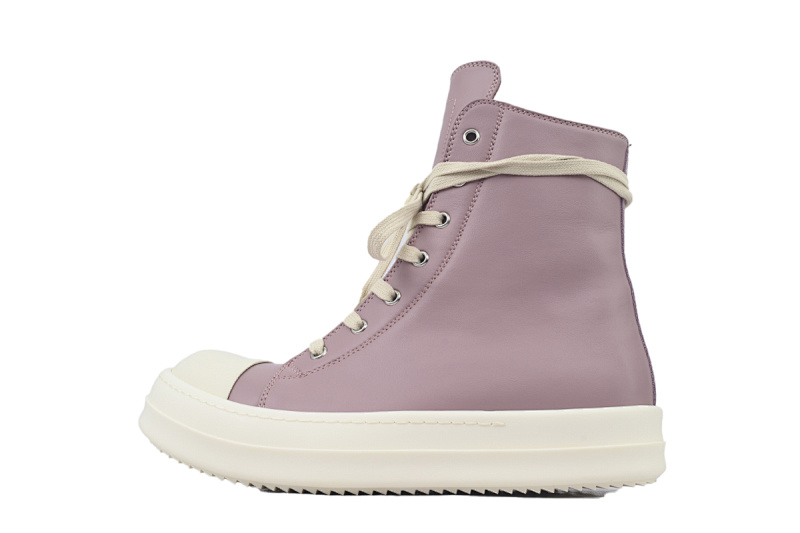 【EA5ET】西瓜头高粉皮 里克•欧文斯低帮休闲鞋 Rick Owens Watermelon Head High Pink Skin