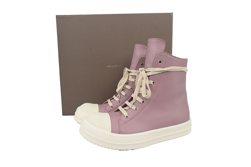 【EA5ET】西瓜头高粉皮 里克•欧文斯低帮休闲鞋 Rick Owens Watermelon Head High Pink Skin
