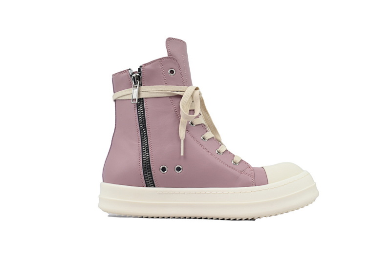 【EA5ET】西瓜头高粉皮 里克•欧文斯低帮休闲鞋 Rick Owens Watermelon Head High Pink Skin