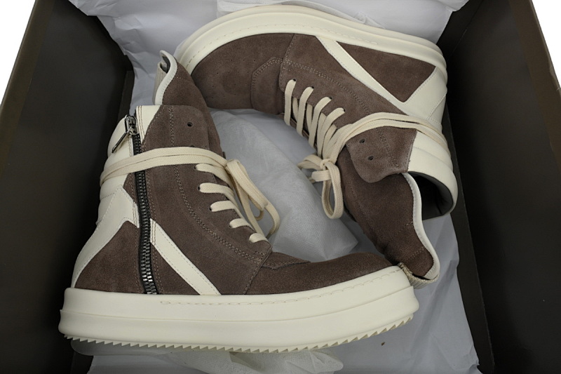 【EA5ET】摩卡倒三角 里克•欧文斯低帮休闲鞋  Rick Owens Mocha Inverted Triangle