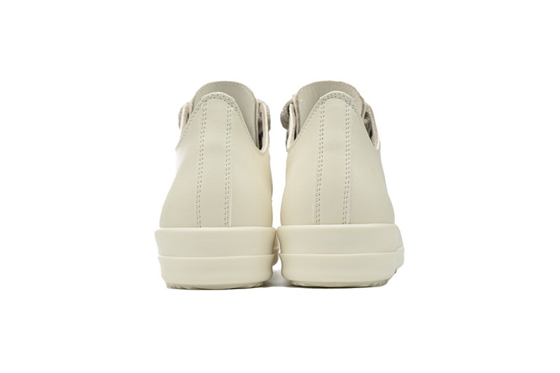 【DA7ET】RO全白粗鞋带 里克•欧文斯低帮休闲鞋 RICK OWENS/RO White