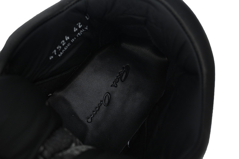 【EA5ET】RO西瓜头面包鞋 里克•欧文斯低帮休闲鞋 Rick Owens Luxor Jumbo Padded Low 'Black Milk'