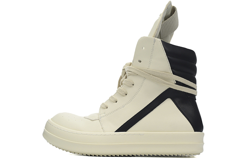 yupoo_311734_a4dea982.jpg 【EA5ET】RO高帮倒三角白黑 里克•欧文斯高帮休闲鞋 Rick Owens Luxor Geobasket High 'Milk Black'
