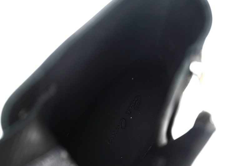 【EA5ET】RO西瓜头高帮黑皮 里克•欧文斯高帮休闲鞋 RICK OWENS/RO Phlegethon