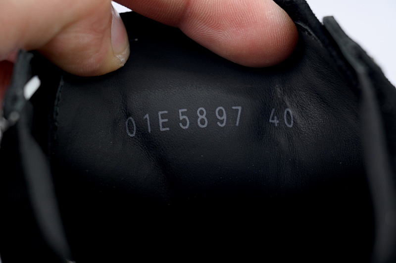 【DA7HZ】RO绒面黑白 里克•欧文斯低帮休闲鞋 Rick Owens Suede Vintage 'Black Milk White’
