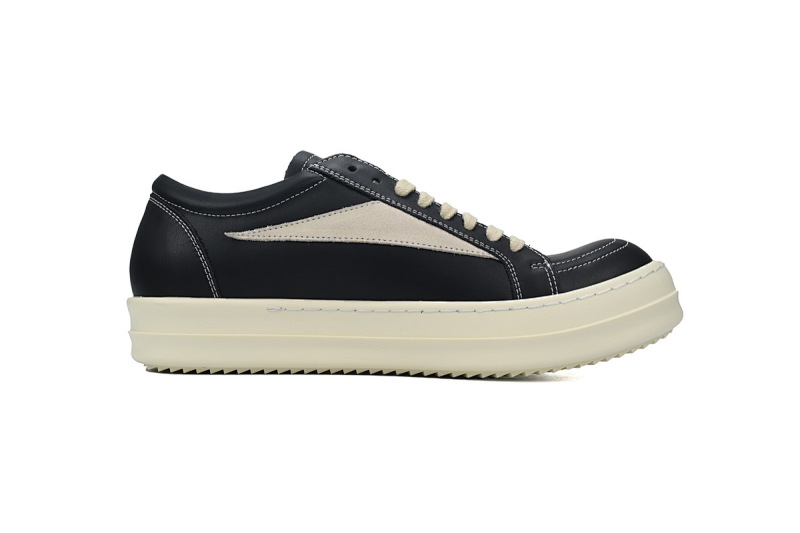 yupoo_311852_030e1d6d.jpg 【DA7HZ】RO黑白皮面 里克•欧文斯低帮休闲鞋 Rick Owens Strobe Vintage Low 'Black Milk'