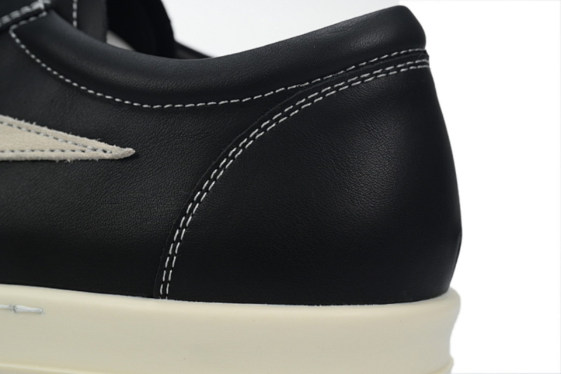 yupoo_311852_2342f8d8.jpg 【DA7HZ】RO黑白皮面 里克•欧文斯低帮休闲鞋 Rick Owens Strobe Vintage Low 'Black Milk'