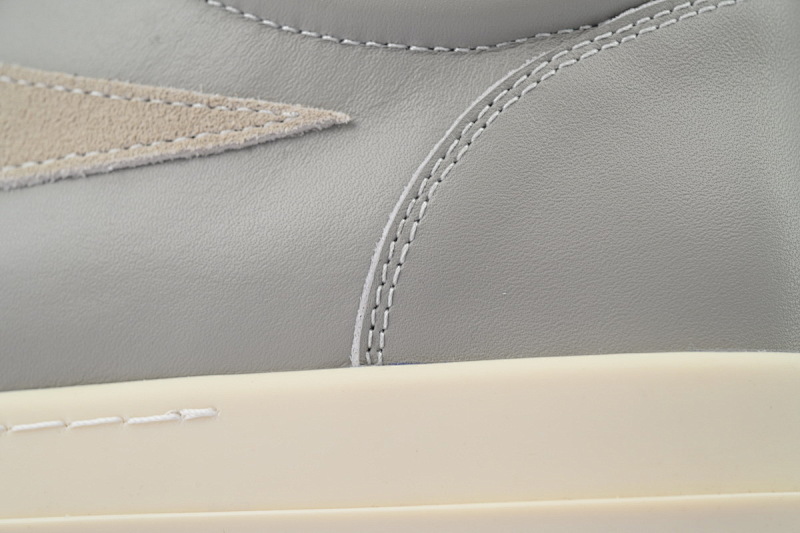 【DA7HZ】RO皮纳多灰 里克•欧文斯低帮休闲鞋 Rick Owens Lido Vintage Leather Sneakers