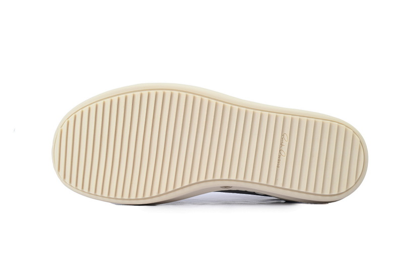 【DA7HZ】RO皮纳多灰 里克•欧文斯低帮休闲鞋 Rick Owens Lido Vintage Leather Sneakers