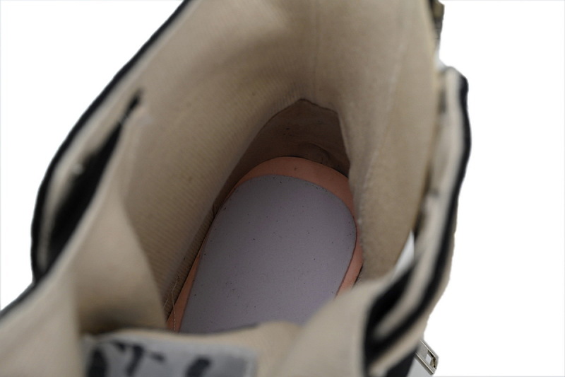【DA0ET】RO西瓜头高帮帆布 里克•欧文斯高帮休闲鞋 Rick Owens DRKSHDW Gethsemane High 'Black Milk'