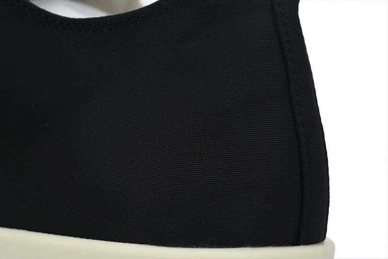 【DA7ET】RO西瓜头布面 里克•欧文斯低帮休闲鞋 Rick Owens Lido DRKSHDW Low 'Black Milk'